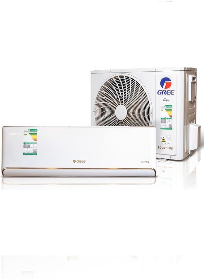 GREE Split Air Conditioner, AI Pro, with Wi-Fi, Cold Only, 18000 BTU - Inverter GWC18AVDXF-S6DTA1C White  - Image 1