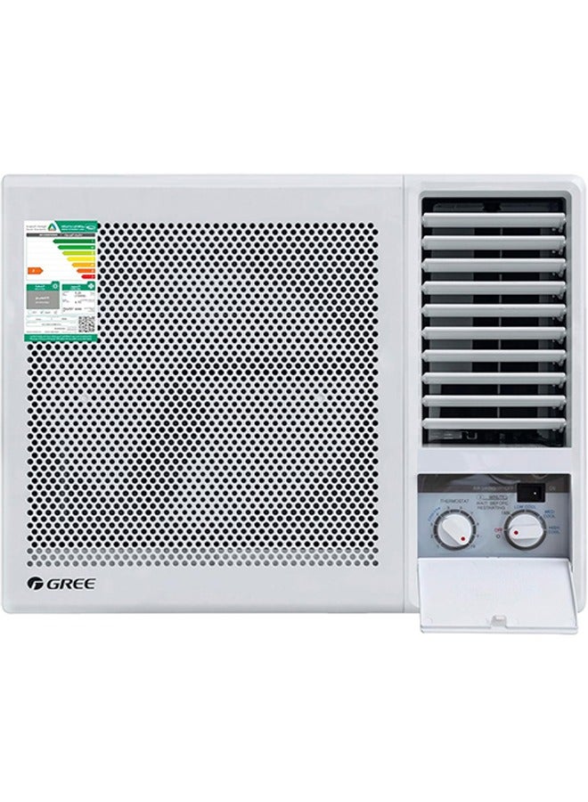 GREE 2 Ton Window AC 21,400 BTU, Hot & Cold, R410a Refrigerant, Rotary Compressor GJE24AE-D3NMTG1D white  - Image 1