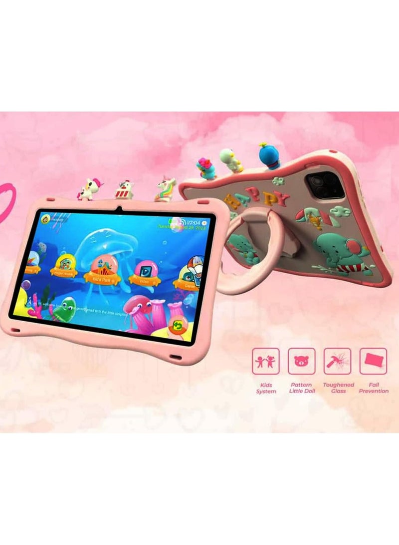 Oteeto Tab10 10.1 Inch Single SIM 6GB RAM 128GB WiFi- International Version With Pink Cover  - Image 3