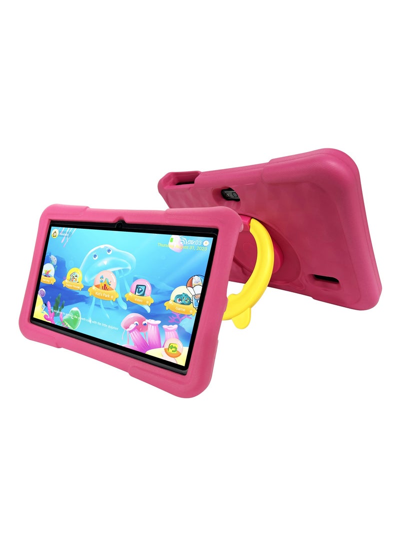Oteeto K1 Kids 7 inch Pink 4GB RAM 128GB Pink Wi-Fi - International Version - Image 1