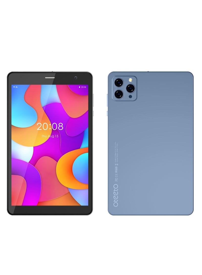 Oteeto Tab K9 Kids 8 Inch Dual SIM Blue 8GB RAM 512GB 5G - International Version - Image 1