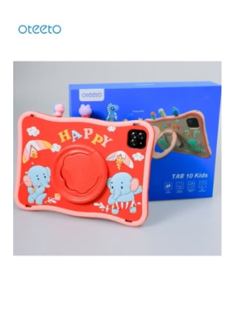 Oteeto Tab 10 Kids 10.1 Inch Dual SIM Red 6GB RAM 128GB 4G - International Version - Image 2