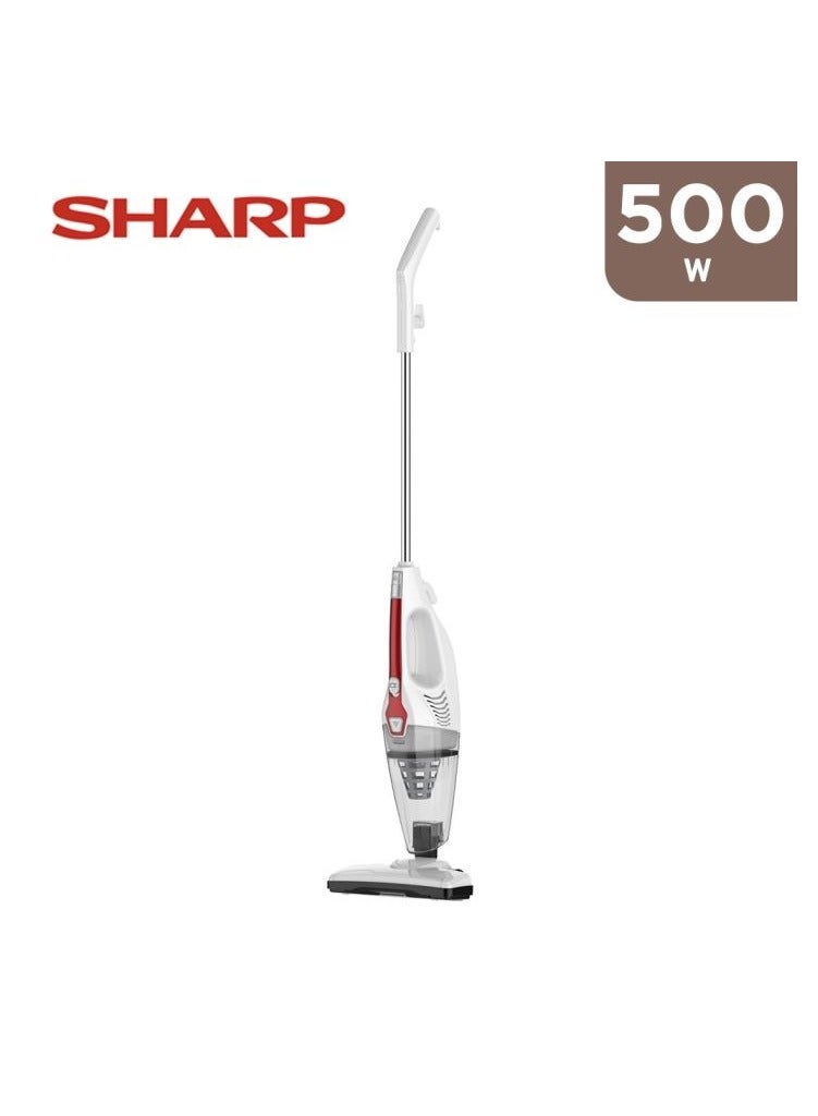 شارب Sharp Stick Vacuum Cleaner 500W - 2 in 1 - Hand Stick - White 500 W 4550556102346 white  - Image 2