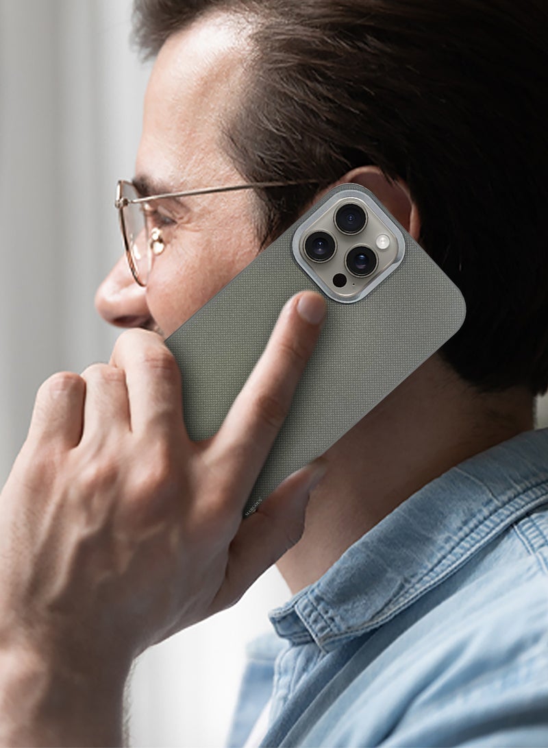 MARGOUN iPhone 15 Pro Max 2 Pack Vegan Leather Case, 1 Cover with 1 Screen Protector, Slim Fit, Raised Edges for Camera and Screen Protection Grey-2 - Image 4