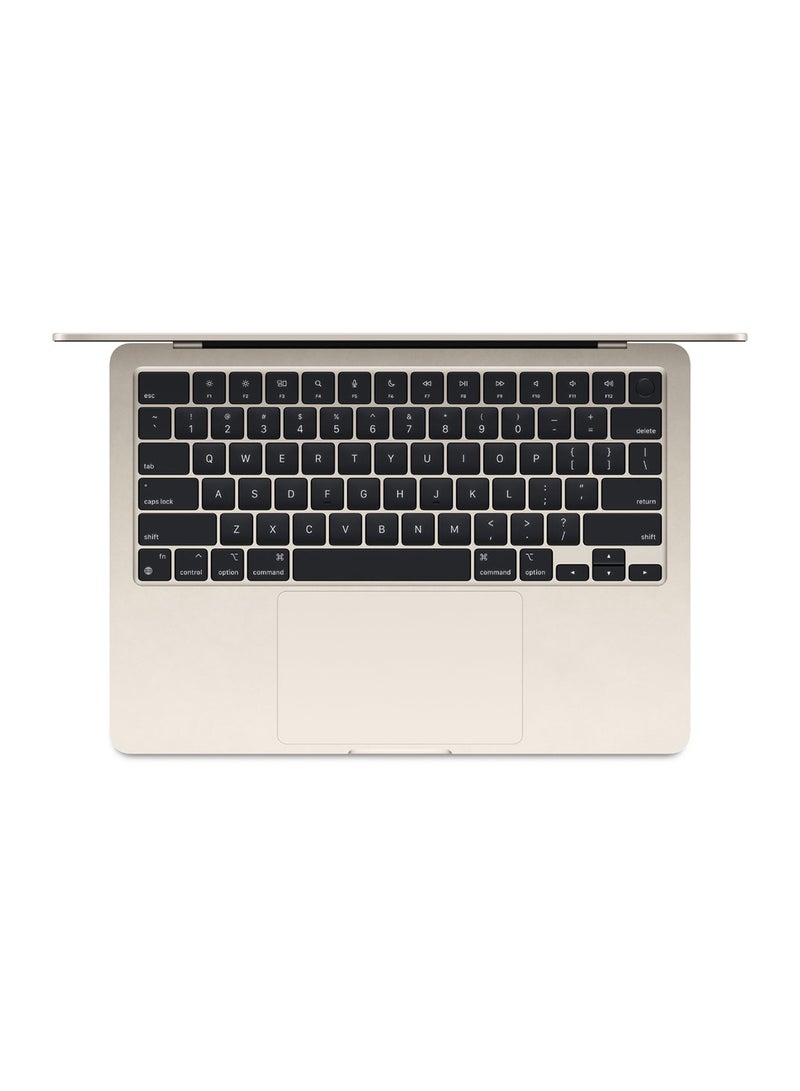 Apple - New 2025 MacBook Air MW0Y3 13-Inch Display, Apple M4 Chip 10-Core CPU 8-Core GPU Processor/16GB RAM/256GB SSD/macOS(International Version) English Starlight - Image 1