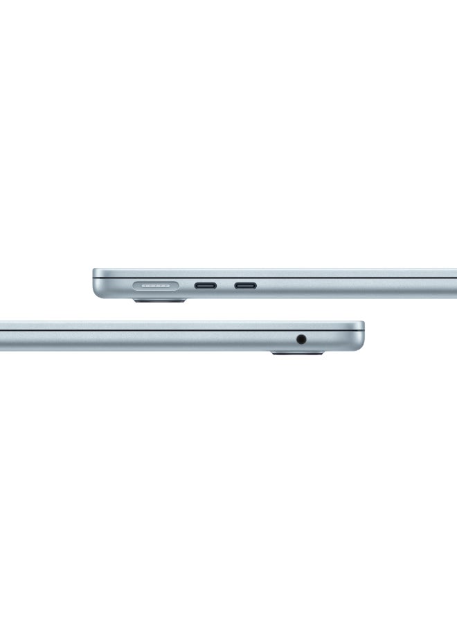 Apple - MacBook Air With 15-Inch Liquid Retina XDR (2880x1864) Display, Apple M4 Chip 10-Core CPU 10-Core GPU Processor/24GB RAM DDR4/512GB SSD/macOS English/Arabic Sky Blue - Image 1