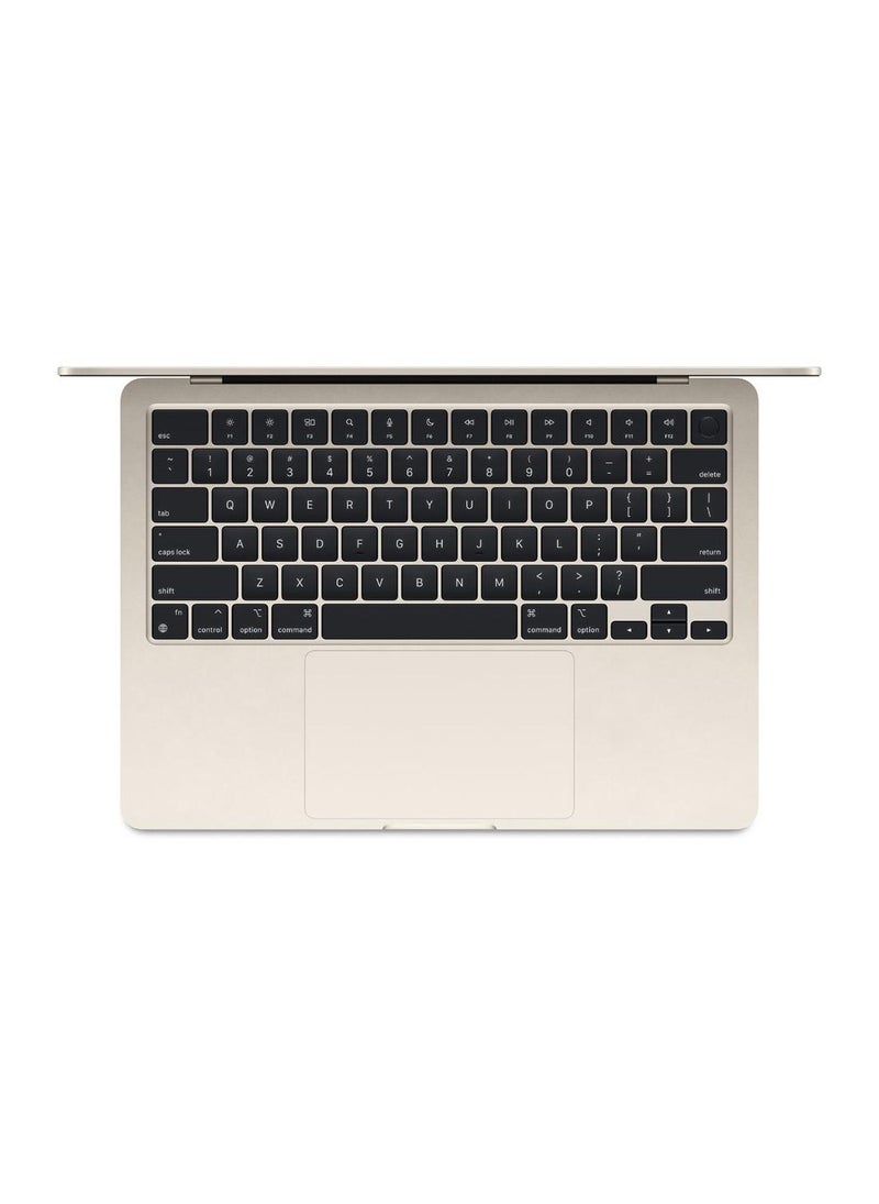 Apple New 2025 MacBook Air MW0Y3 13-Inch Display, Apple M4 Chip 10-Core CPU 8-Core GPU Processor/16GB RAM/256GB SSD/macOS English/Arabic Starlight - Image 5