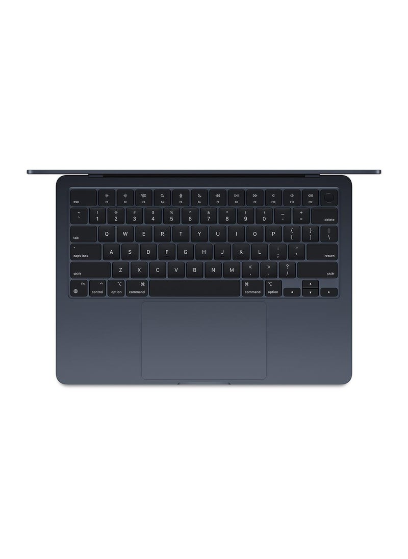 Apple New 2025 MacBook Air MW123 13-Inch Display, Apple M4 Chip 10-Core CPU 8-Core GPU Processor/16GB RAM/256GB SSD/macOS English/Arabic Midnight - Image 4