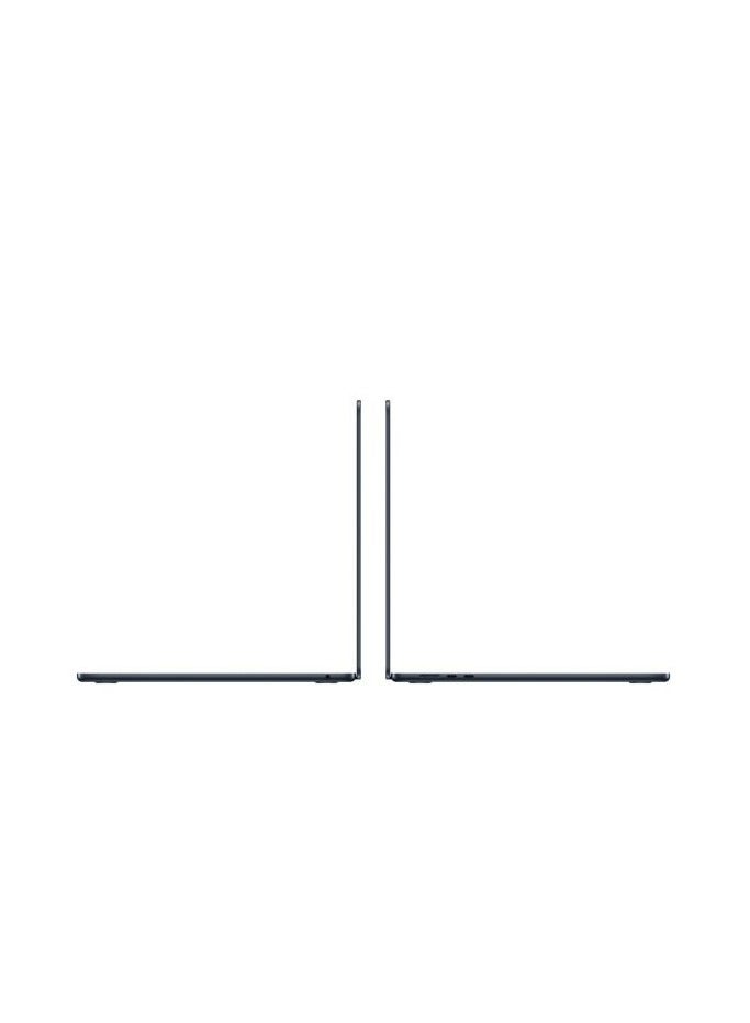 أبل - New 2025 MacBook Air MW1L3 15-Inch Display, Apple M4 Chip 10-Core CPU 10-Core GPU Processor/16GB RAM/256GB SSD/macOS English/Arabic Midnight - Image 1