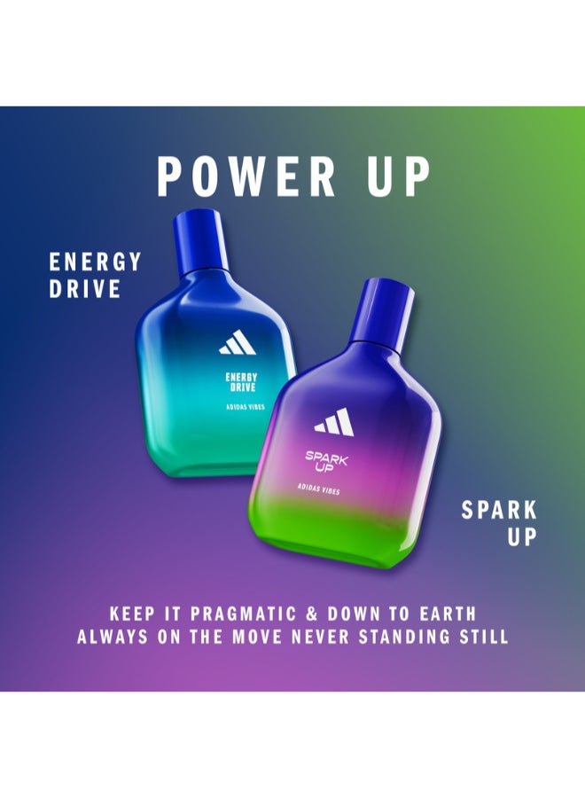 Adidas - Vibes Energy Drive Eau de Parfum 100ml - Image 1