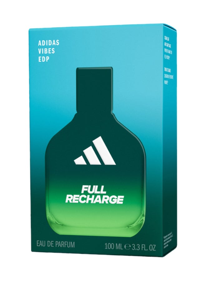 Adidas - Vibes Full Recharge Eau de Parfum 100ml - Image 1
