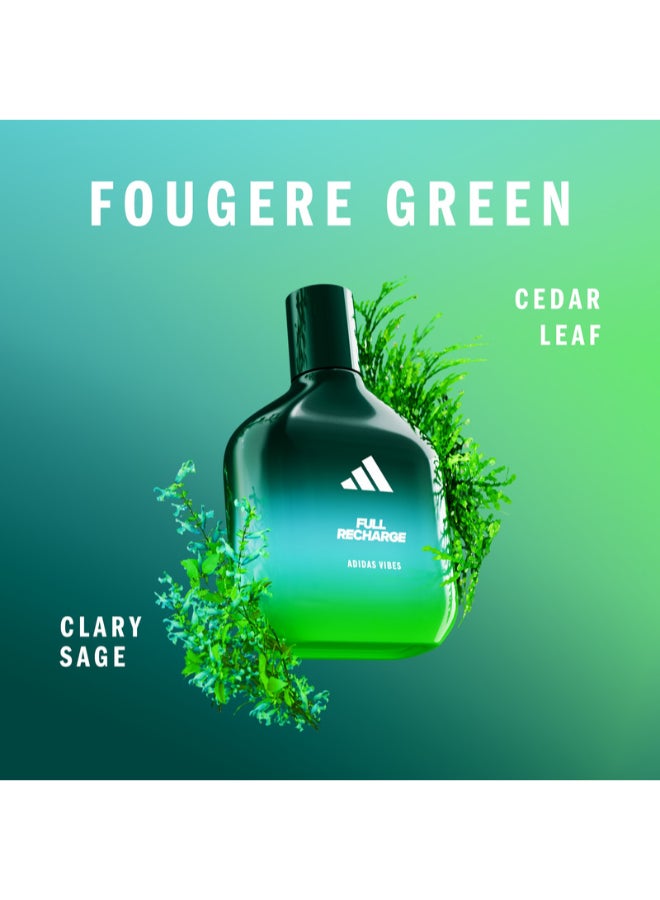 Adidas - Vibes Full Recharge Eau de Parfum 100ml - Image 1
