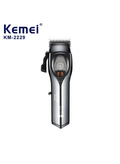 Kemei Km-2229 New Hair Clipper 9000rpm Magnetic Motor Hair Clippers With 2500mah Battery Electric USB  - Image 1