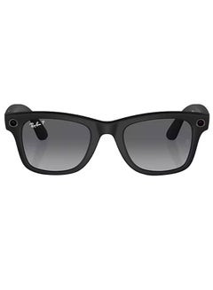 ميتا Ray-Ban Wayfarer Smart Glasses, Frame Matte, Polar Gradient Graphite Lenses | 601ST353/RW4006 Black  - Image 3