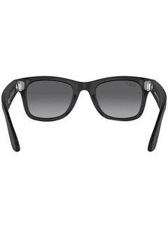 ميتا Ray-Ban Wayfarer Smart Glasses, Frame Matte, Polar Gradient Graphite Lenses | 601ST353/RW4006 Black  - Image 2