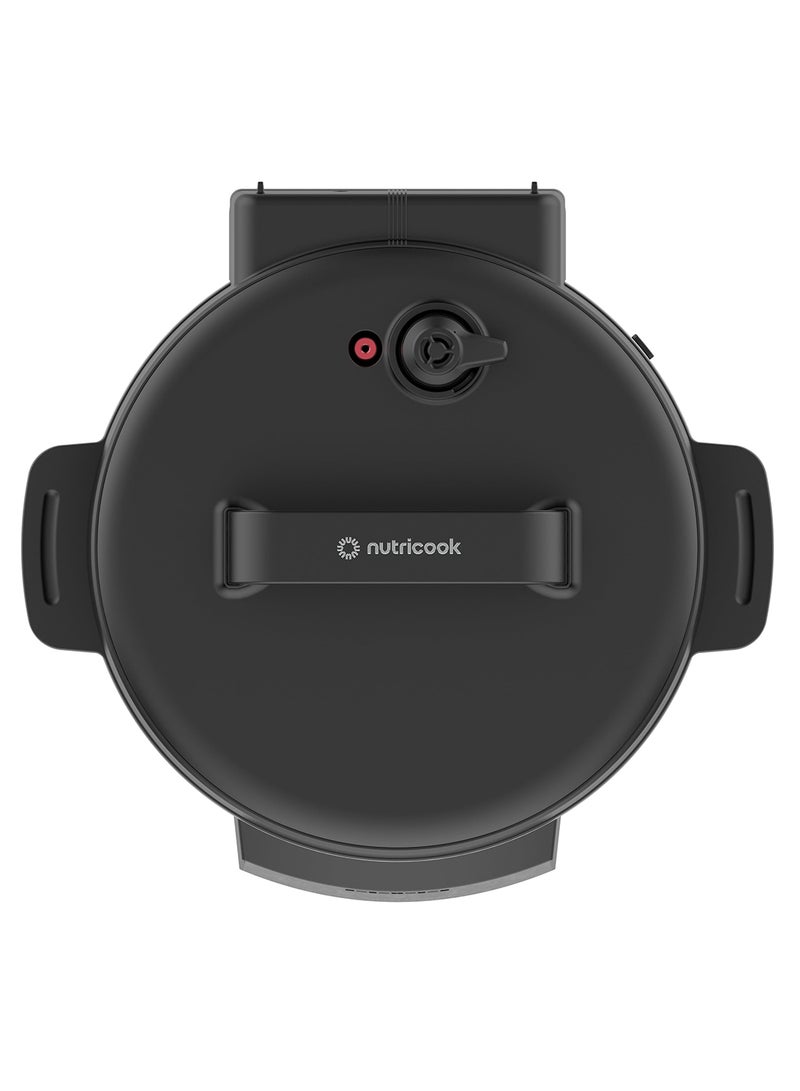 نيوتري كوك طباخ كهربائي ذكي 900 واط، 4 لتر، 9 في 1، طباخ ضغط كهربائي، طباخ بطيء، طباخ أرز، بخار، وعاء سوتيه والمزيد، 11 برنامج ذكي، ضمان لمدة سنتين - Image 4