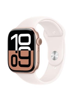 Apple Watch Series 10 GPS 42MM Rose Gold Aluminium Case with Light Blush Sport Band ML Rose Gold Aluminium  - Image 2