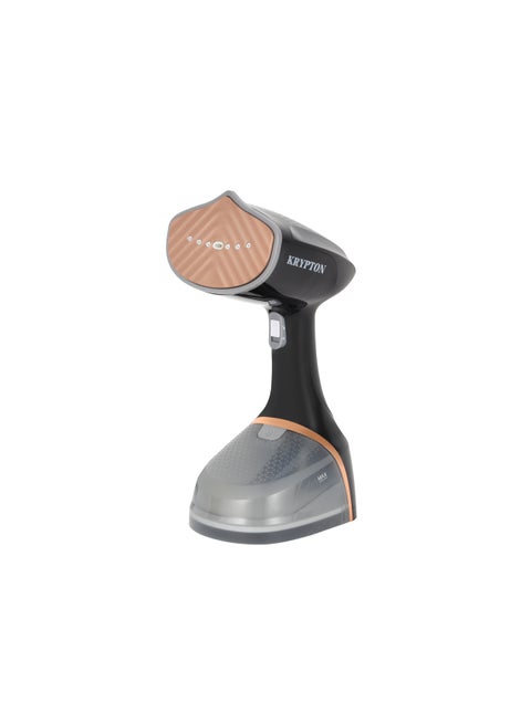 Krypton Handheld Garment Steamer- KNGS6606/ 380 ml Water Tank Capacity, Removable for Easy Cleaning/ Ceramic Panel, Suitable for all Kinds of Fabric, Softens, Straightens and Removes Wrinkles with Ease/ Powerful Vertical Steam, 1500 W, 2 Years Warranty 380 ml 1500 W KNGS6606 BLACK