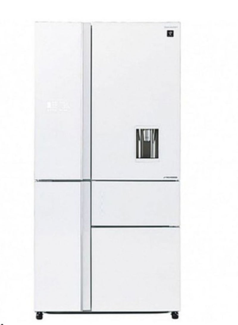 SHARP Refrigerator 5-Door, High-Capacity Cooling 650 L SJ-FP910-WH5 White - Image 1