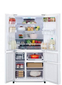 SHARP Refrigerator 5-Door, High-Capacity Cooling 650 L SJ-FP910-WH5 White  - Image 2