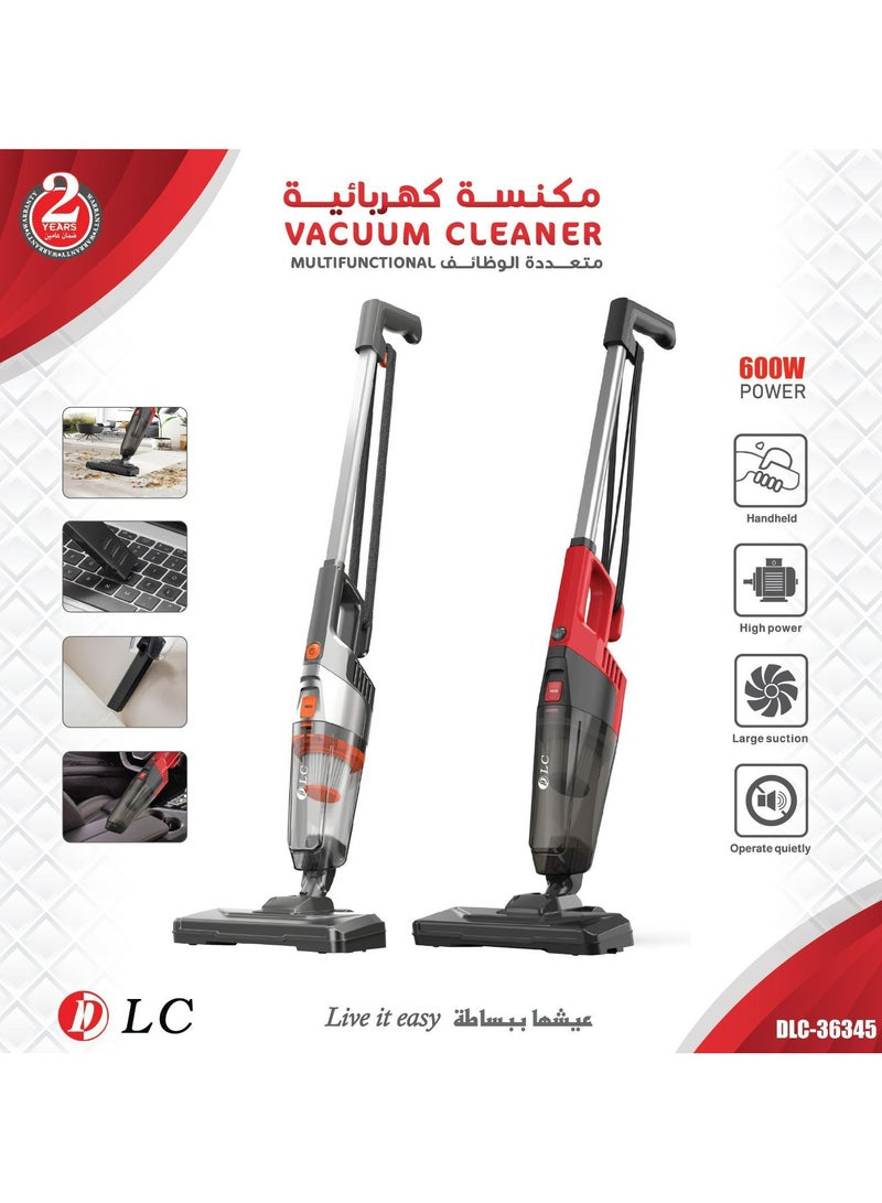 DLC - Multifunctional Electric Vacuum Cleaner – High Power & Large Suction 600 W SH-353 Black - Image 1
