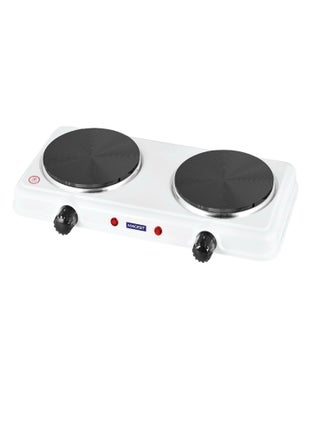 Dual Stone Electric Stove – Powerful & Efficient Cooking Solution 2000 W SH-354 White - pnsku/N70155045V/45/_/1740055889/9a7ea8ce-e002-46ea-8bb2-16b4e5fc71c7