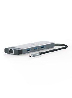 TP-LINK UH9120C 9-in-1 USB Type-C Hub, 4K@60Hz HDMI, 1Gbps Ethernet, 100W Power Delivery, 1x USB-C (5Gbps), 3x USB-A (5Gbps), SD & microSD UHS-I Slots, Plug & Play for Mac, Windows, Linux, iOS, Android Silver  - Image 3