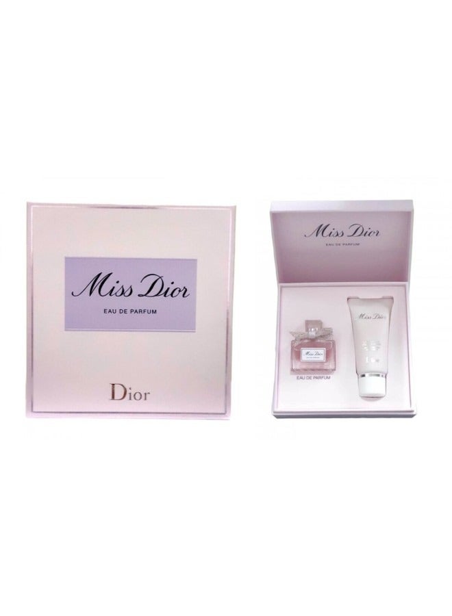 ديور Mini Set EDP 5ml + Body Milk 25ml 