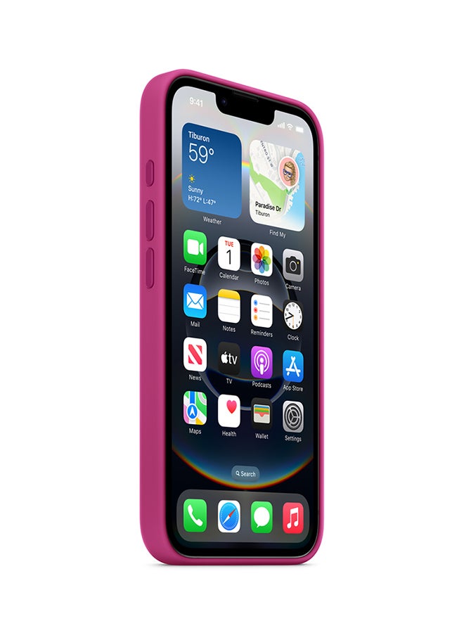 Apple iPhone 16e Silicone Case – Fuchsia - Image 3