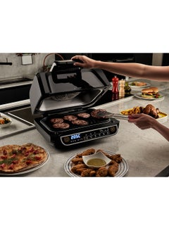 كينوود Digital Smart Air Fryer Grill XL 8.0 L 1700W with Grill, Air Fry, Roast, Bake, Dehydrate & Reheat 8 L 1700 W GHF40.000BK Black  - Image 3
