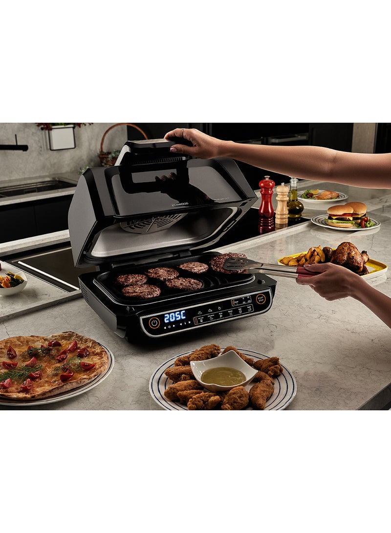 كينوود Digital Smart Air Fryer Grill XL 8.0 L 1700W with Grill, Air Fry, Roast, Bake, Dehydrate & Reheat 8 L 1700 W GHF40.000BK Black  - Image 3