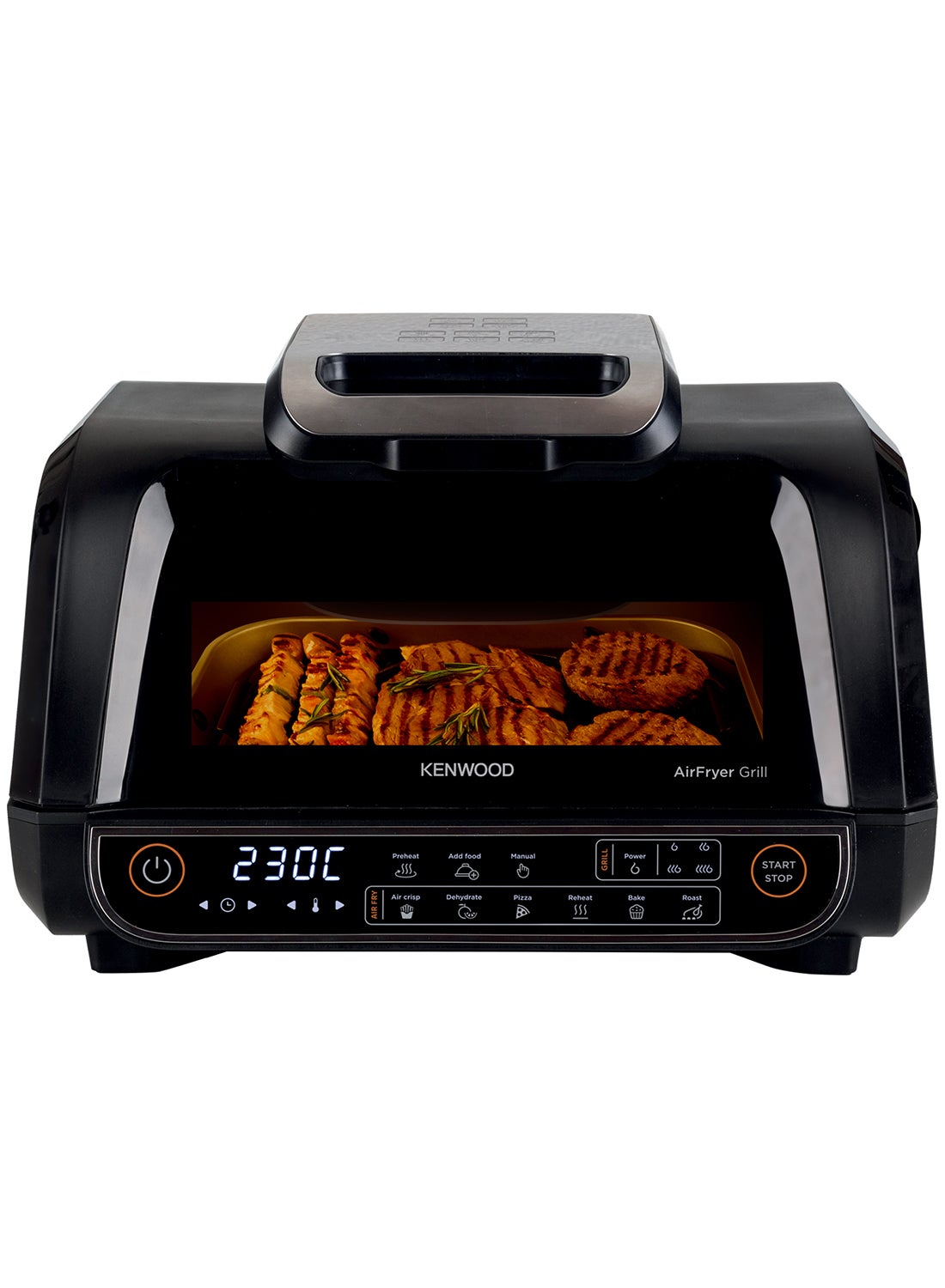 Digital Smart Air Fryer XL with Grill, Air Fry, Roast, Bake, Dehydrate & Reheat 8 L 1900 W GHF40.000BK Black