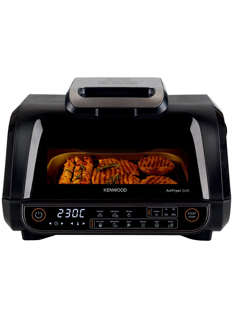 كينوود Digital Smart Air Fryer Grill XL 8.0 L 1700W with Grill, Air Fry, Roast, Bake, Dehydrate & Reheat 8 L 1700 W GHF40.000BK Black  - Image 1