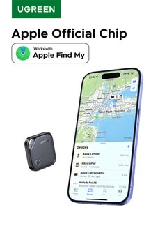 iOS Only Bluetooth Tracker Up to 2 Year Battery, Keys Finder and Item Locator for Phones,  Bags, iPhone iPad Finder, Smart Tag for Earbuds and Luggage,1-Pack - Black