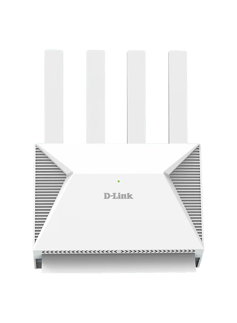 دي لينك - DIR-BE364K BE3600 Wi-Fi 7 Dual-Band Mesh Router, 3.6 Gbps Speed, 2.5G WAN Port, Quad-Core CPU, 4x Gigabit LAN, WPA3 Security, Advanced Parental Controls, Smart Roaming, MU-MIMO, OFDMA, Dynamic DNS, VPN Pass-Through, 512MB RAM, 128MB Flash, VLAN Support, Router/Extender/Bridge Modes White - Image 1