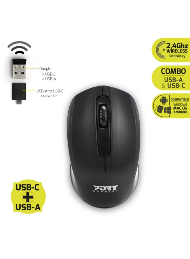 Port Kaspersky Standard 1 Device 1 Year + PORT 2.4GHz Wireless Mouse | Black - Image 4