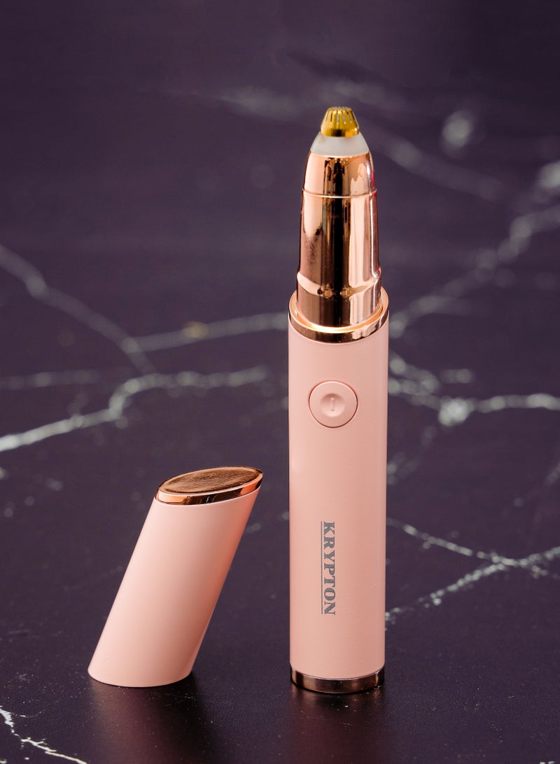 كريبتون Painless Eyebrow Hair Remover, Ipx4 Waterproof, KNET6315 | Finishing Touch Flawless Next Generation Eyebrow Shaping and Safely Hair Remover | Operates on 1 AAA Battery Beige  - Image 4