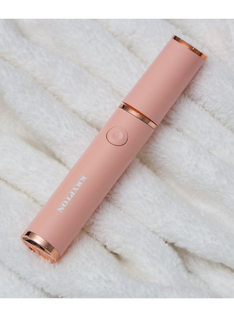 كريبتون Painless Eyebrow Hair Remover, Ipx4 Waterproof, KNET6315 | Finishing Touch Flawless Next Generation Eyebrow Shaping and Safely Hair Remover | Operates on 1 AAA Battery Beige  - Image 2