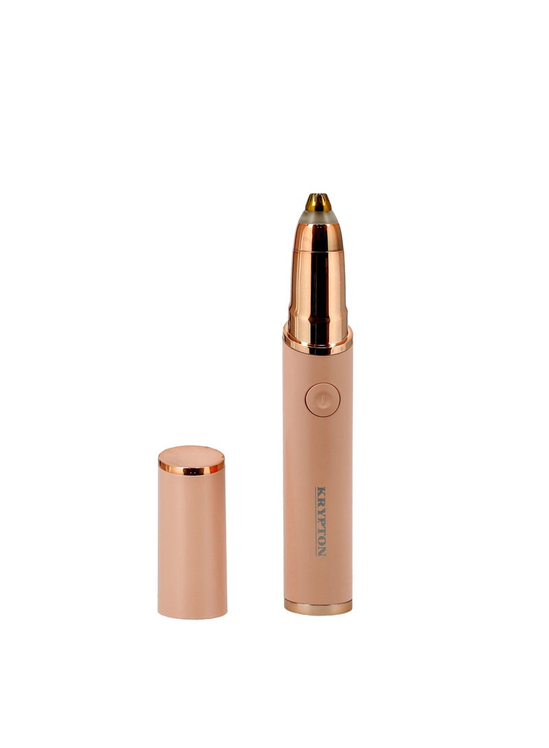كريبتون Painless Eyebrow Hair Remover, Ipx4 Waterproof, KNET6315 | Finishing Touch Flawless Next Generation Eyebrow Shaping and Safely Hair Remover | Operates on 1 AAA Battery Beige  - Image 1