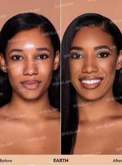 شيجلام Complexion Pro Long Lasting Breathable Matte Foundation Earth  - Image 2