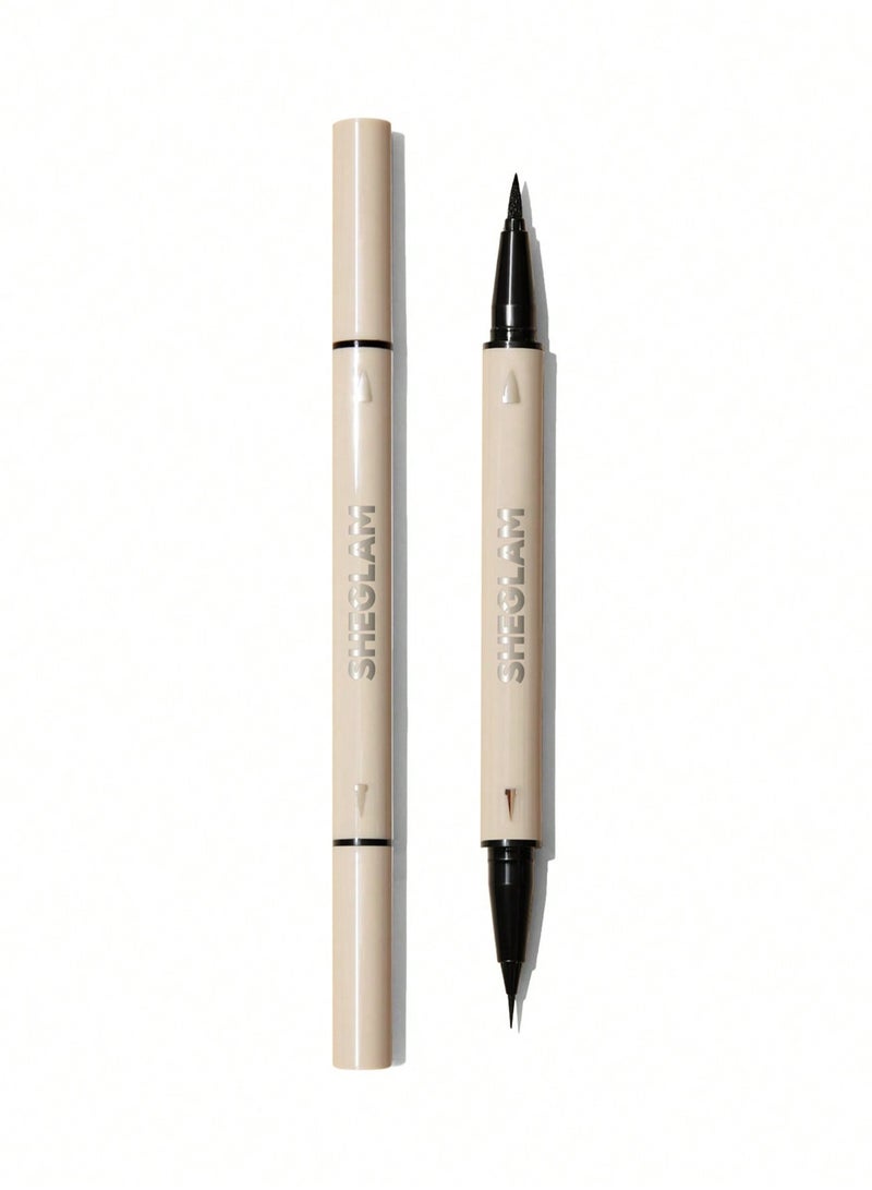 SHEGLAM Multi-Tasker Line And Detail Eyeliner Pen Black - Image 1