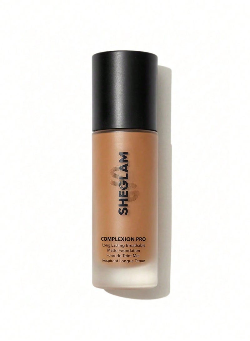 شيجلام Complexion Pro Long Lasting Breathable Matte Foundation Mahogany  - Image 1
