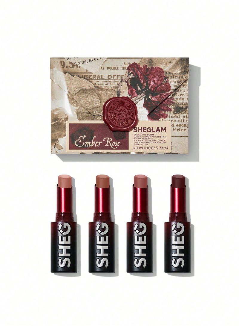 شيجلام Dynamatte Boom Long-Lasting Matte Lipstick Multicolour  - Image 1