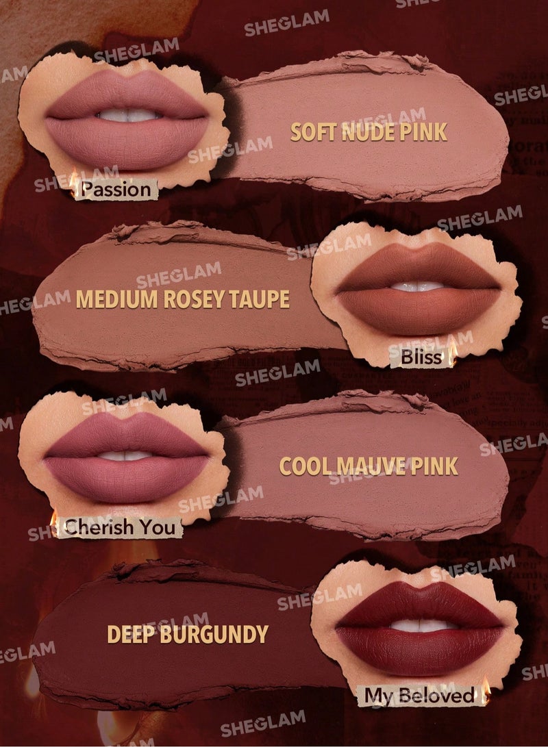 شيجلام Dynamatte Boom Long-Lasting Matte Lipstick Multicolour  - Image 3