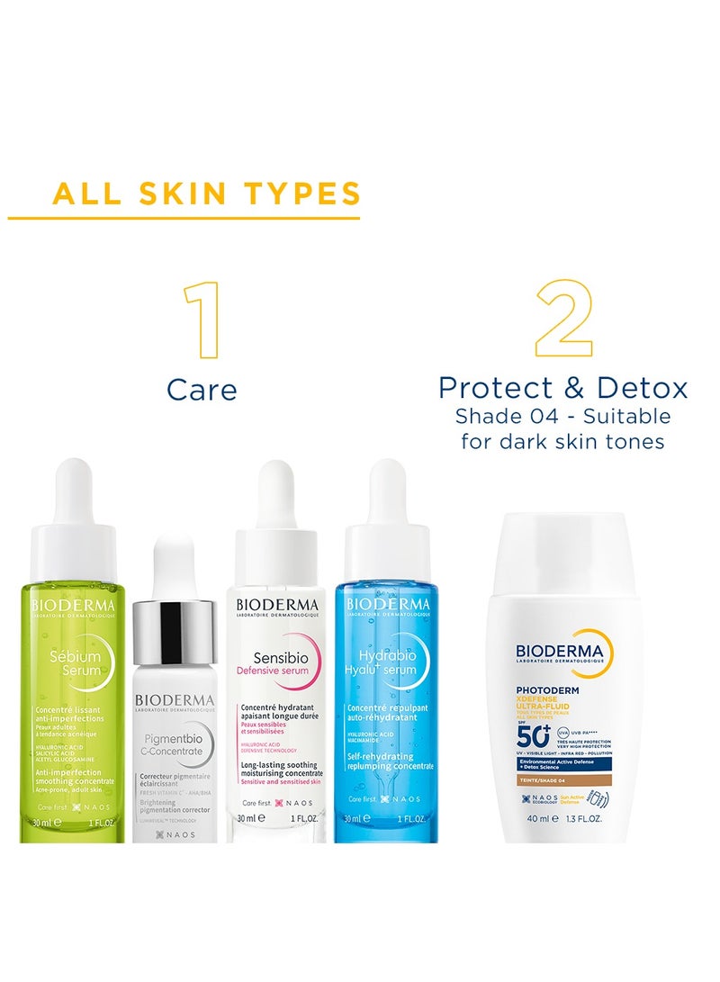 بيوديرما فوتوديرم إكس ديفينس سائل فائق SPF50+ ت04 بني - Image 4