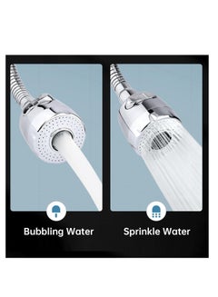 ECVV 360 Degree Rotating Kitchen Faucet Sprayer, Double Mode Water Saving Aerator Adapter, Bathroom Extender Sink Tap Spray Head, Anti Splash Filter Nozzle, 22mm/24mm  - Image 4