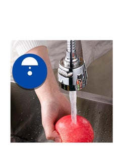 ECVV 360 Degree Rotating Kitchen Faucet Sprayer, Double Mode Water Saving Aerator Adapter, Bathroom Extender Sink Tap Spray Head, Anti Splash Filter Nozzle, 22mm/24mm  - Image 5