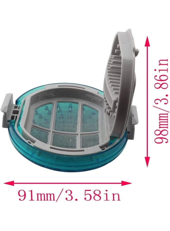 إي سي في في Lint Filter Mesh for LG Washing Machine WT-H750, Lint Screen Replacement Compatible with LG NEA61973201, LG Plastic ABS Lint Mesh Bag Replace Blue  - Image 4
