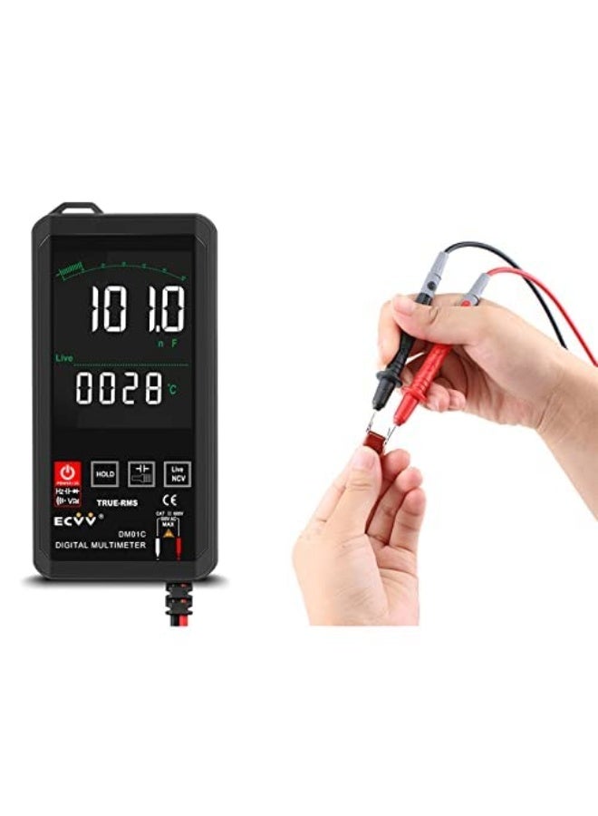 ECVV Ecvv Touch Digital Multimeter Color Display Auto Recognition Mini Ncv Handheld Multimeter 1000V Dc Voltage Meter Large Screen Universal Meter Color Display  - Image 4