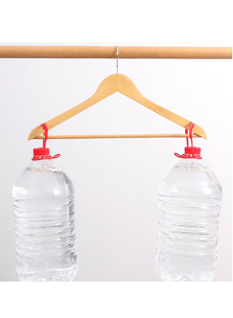 ECVV - ECVV Wooden Suit Hangers - Smooth Finish Solid Wood Coat Hanger with Non Slip Pants Bar, Swivel Hook and Precisely Cut Notches for Camisole | Jacket | Pant | Dress Hangers | 3 PIECES Brown 3 PIECES - Image 1